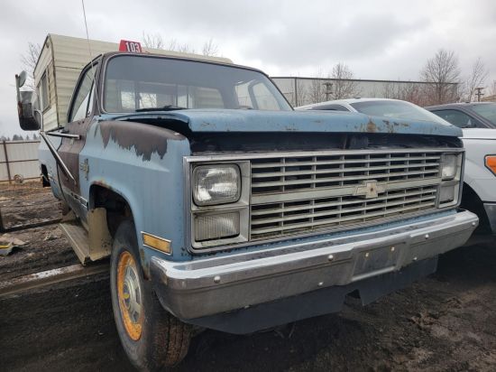 1985 CHEVROLET SCOTTSDALE